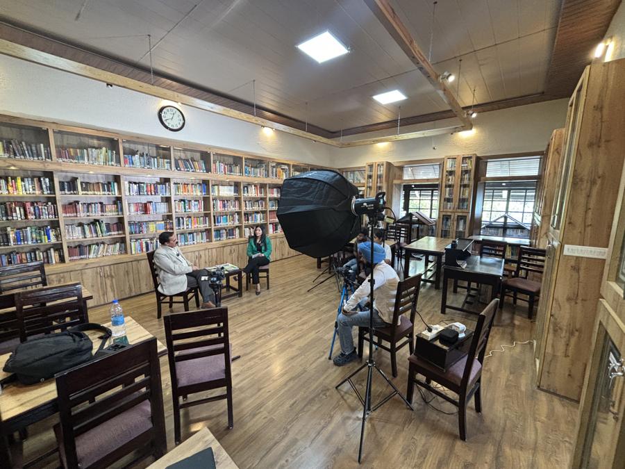 library interview, lit